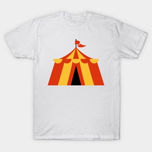 Circus Tent Funny Nursery Cartoon Drawing Design T-Shirt